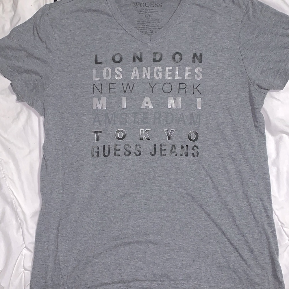 Guess gray tee